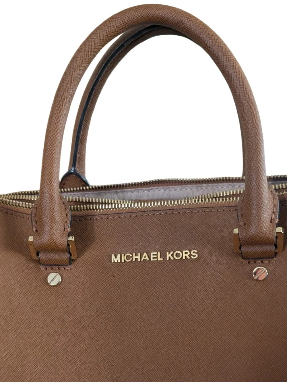 Michael Kors Savannah Large Saffiano Leather Satchel